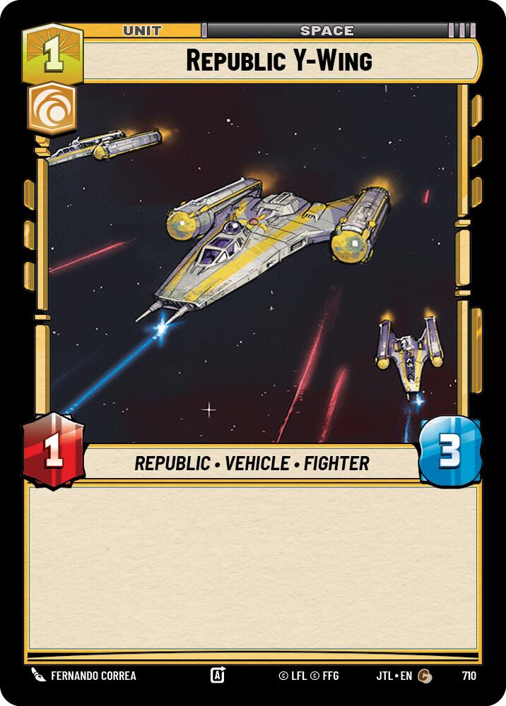 Republic Y-Wing (710) (710) [Jump to Lightspeed] | Grognard Games