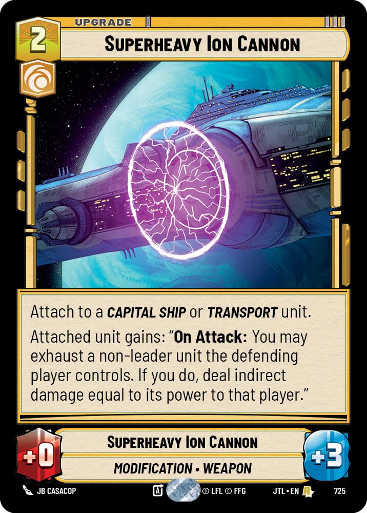 Superheavy Ion Cannon (725) (725) [Jump to Lightspeed] | Grognard Games