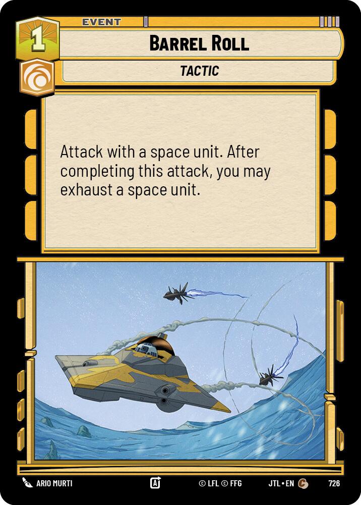 Barrel Roll (726) (726) [Jump to Lightspeed] | Grognard Games