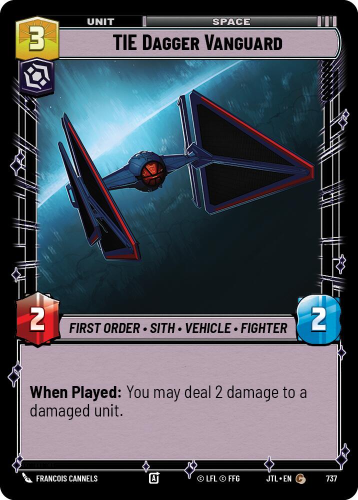 TIE Dagger Vanguard (737) (737) [Jump to Lightspeed] | Grognard Games