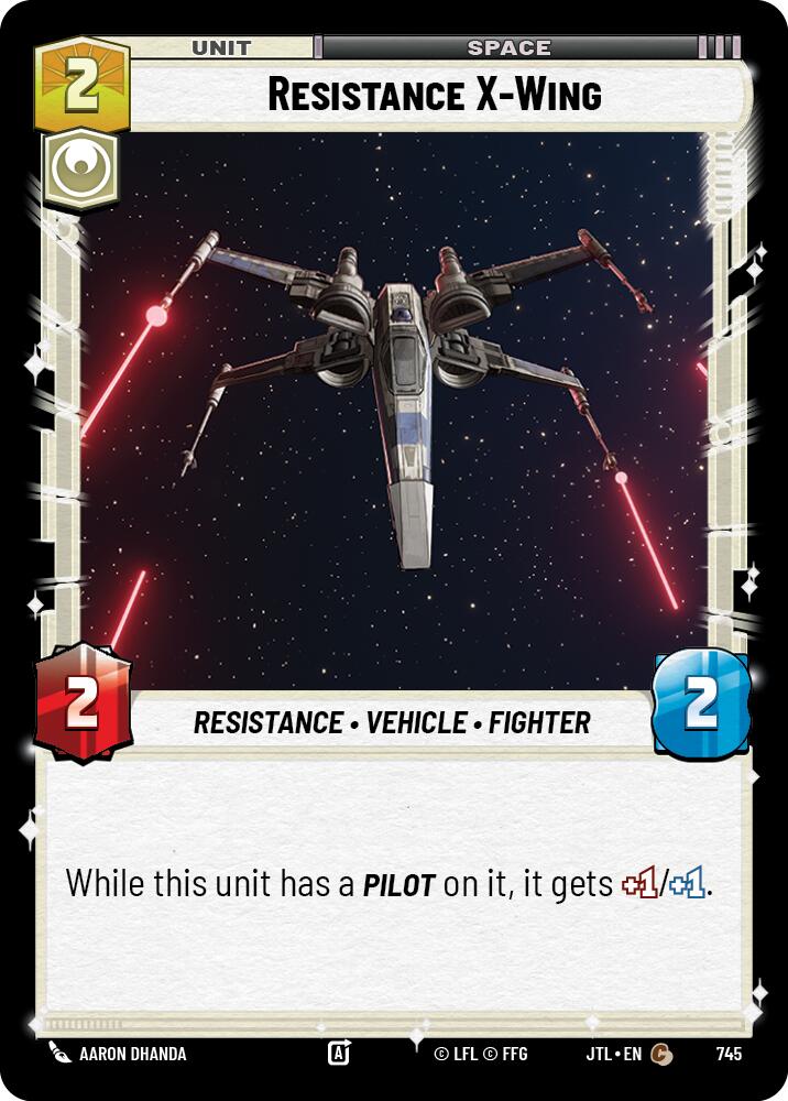 Resistance X-Wing (745) (745) [Jump to Lightspeed] | Grognard Games