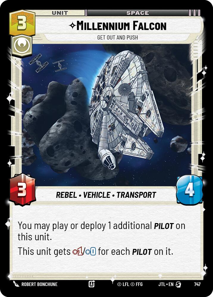 Millennium Falcon - Get Out And Push (747) (747) [Jump to Lightspeed] | Grognard Games