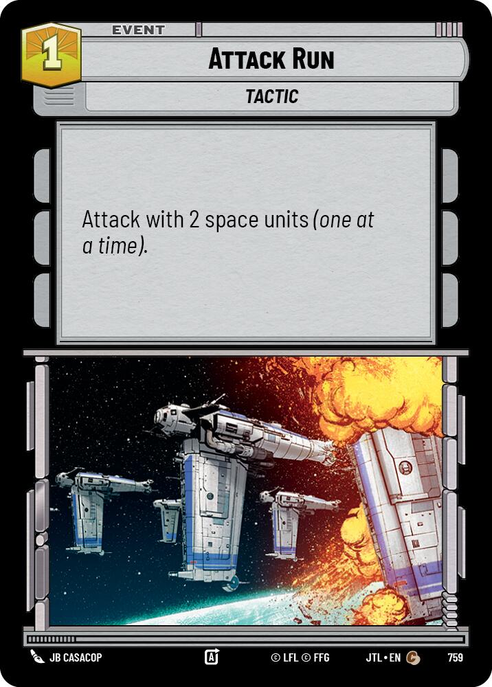 Attack Run (759) (759) [Jump to Lightspeed] | Grognard Games