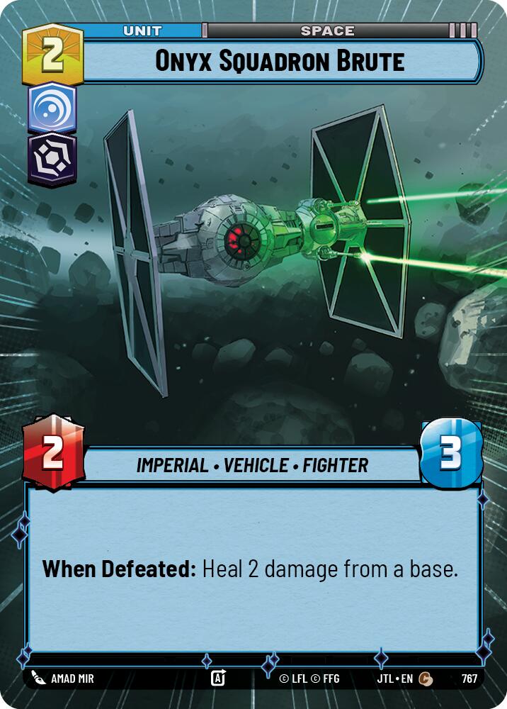 Onyx Squadron Brute (767) (Hyperspace Foil) (767) [Jump to Lightspeed] | Grognard Games