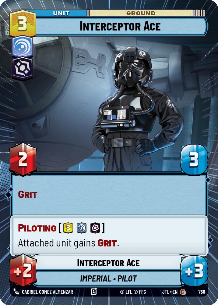 Interceptor Ace (768) (Hyperspace Foil) (768) [Jump to Lightspeed] | Grognard Games