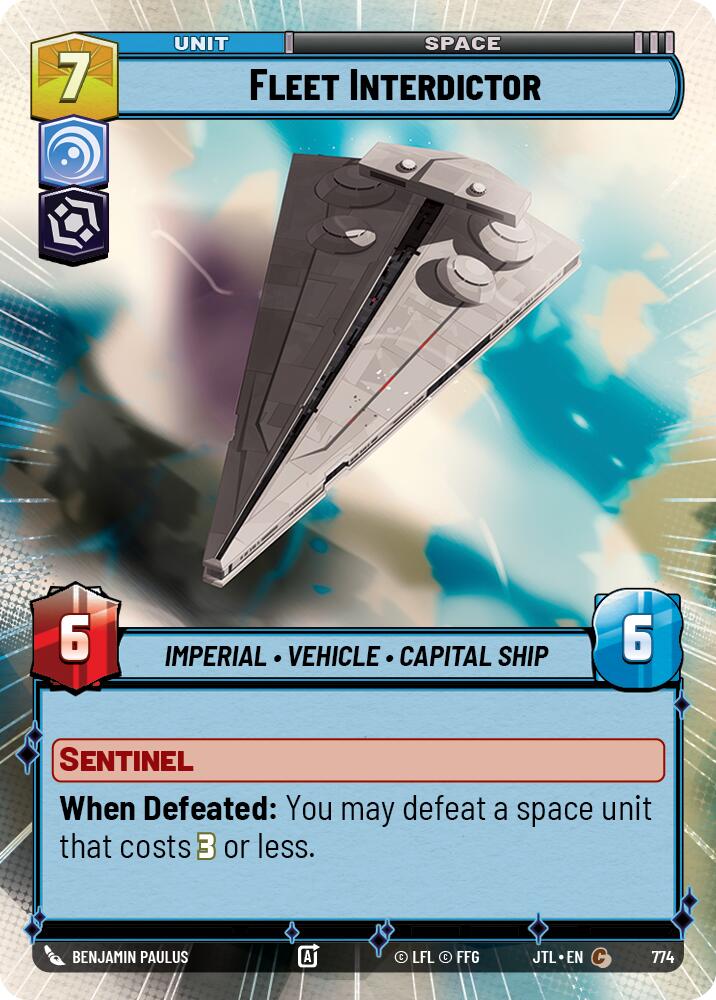 Fleet Interdictor (774) (Hyperspace Foil) (774) [Jump to Lightspeed] | Grognard Games