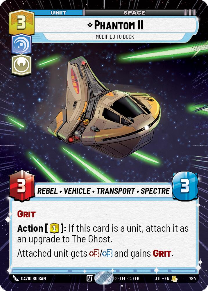 Phantom II - Modified to Dock (784) (Hyperspace Foil) (784) [Jump to Lightspeed] | Grognard Games
