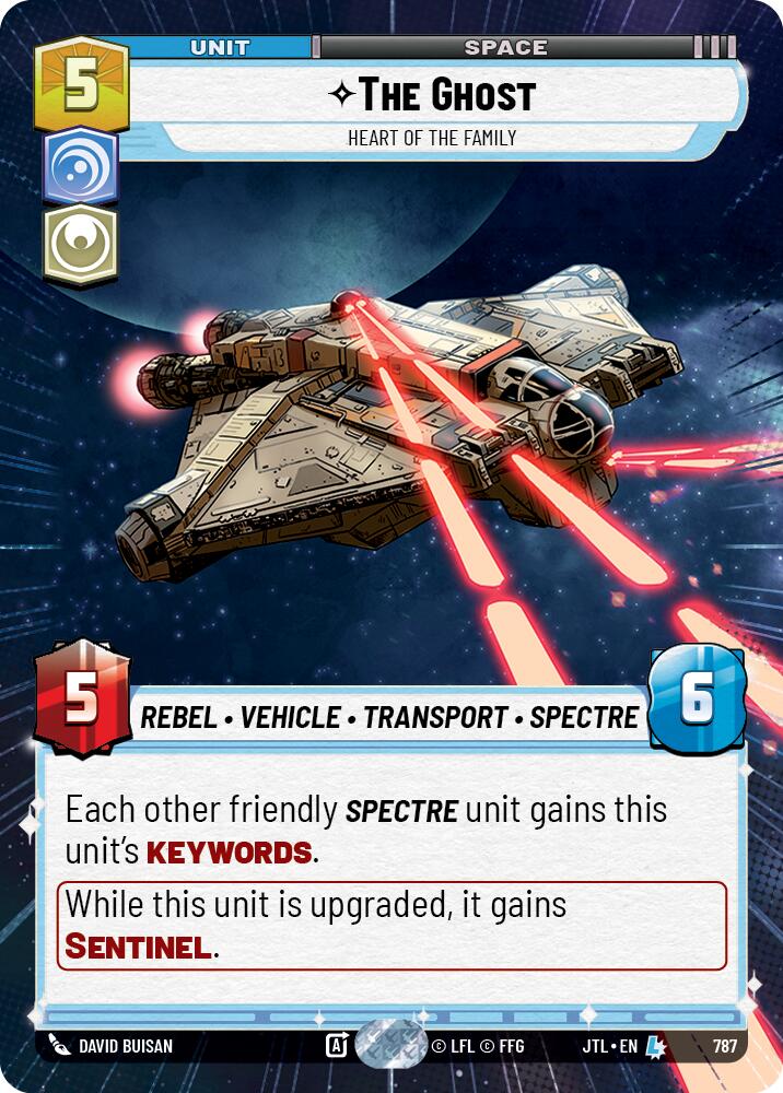 The Ghost - Heart of the Family (787) (Hyperspace Foil) (787) [Jump to Lightspeed] | Grognard Games