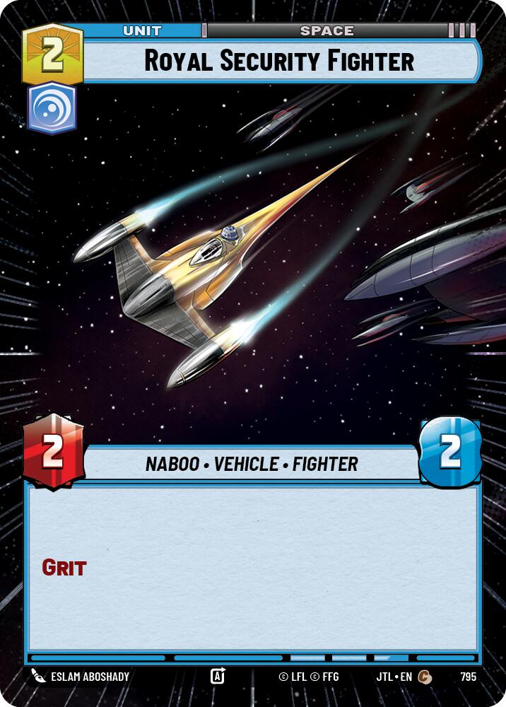 Royal Security Fighter (795) (Hyperspace Foil) (795) [Jump to Lightspeed] | Grognard Games