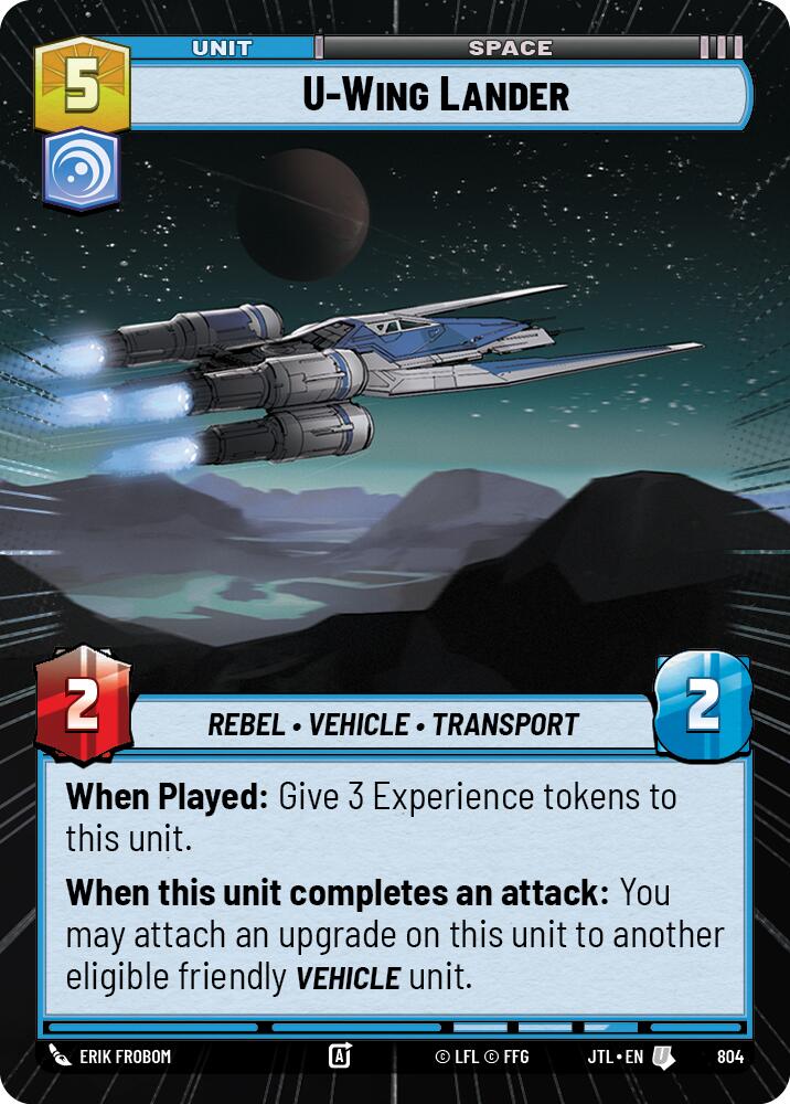 U-Wing Lander (804) (Hyperspace Foil) (804) [Jump to Lightspeed] | Grognard Games