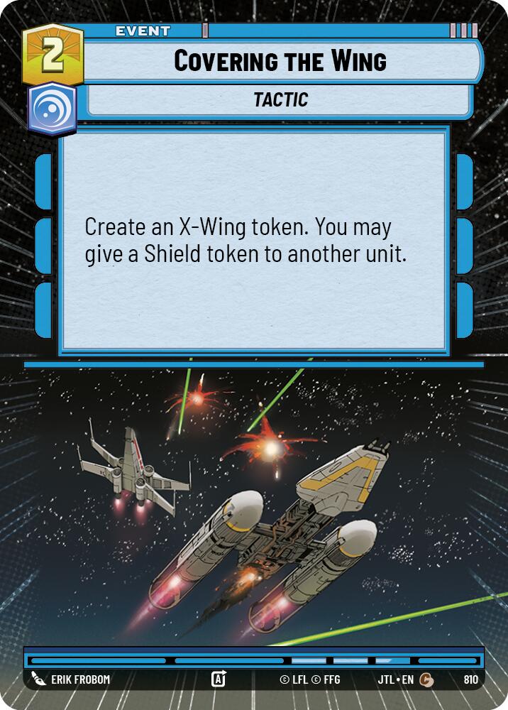 Covering the Wing (810) (Hyperspace Foil) (810) [Jump to Lightspeed] | Grognard Games