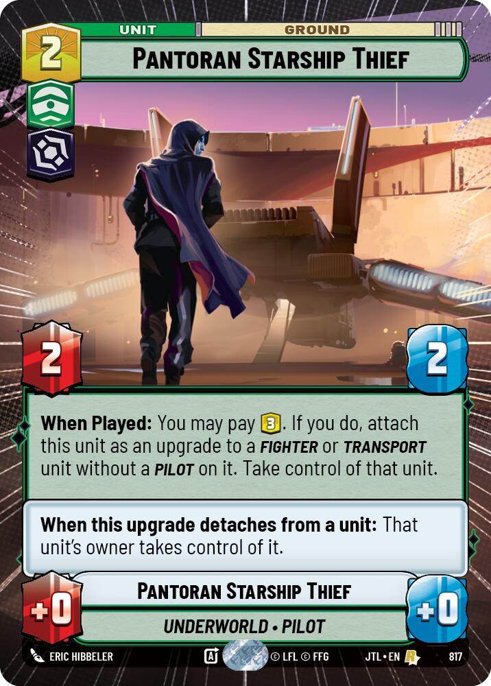 Pantoran Starship Thief (817) (Hyperspace Foil) (817) [Jump to Lightspeed] | Grognard Games