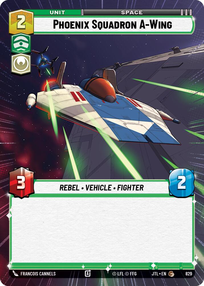 Phoenix Squadron A-Wing (829) (Hyperspace Foil) (829) [Jump to Lightspeed] | Grognard Games