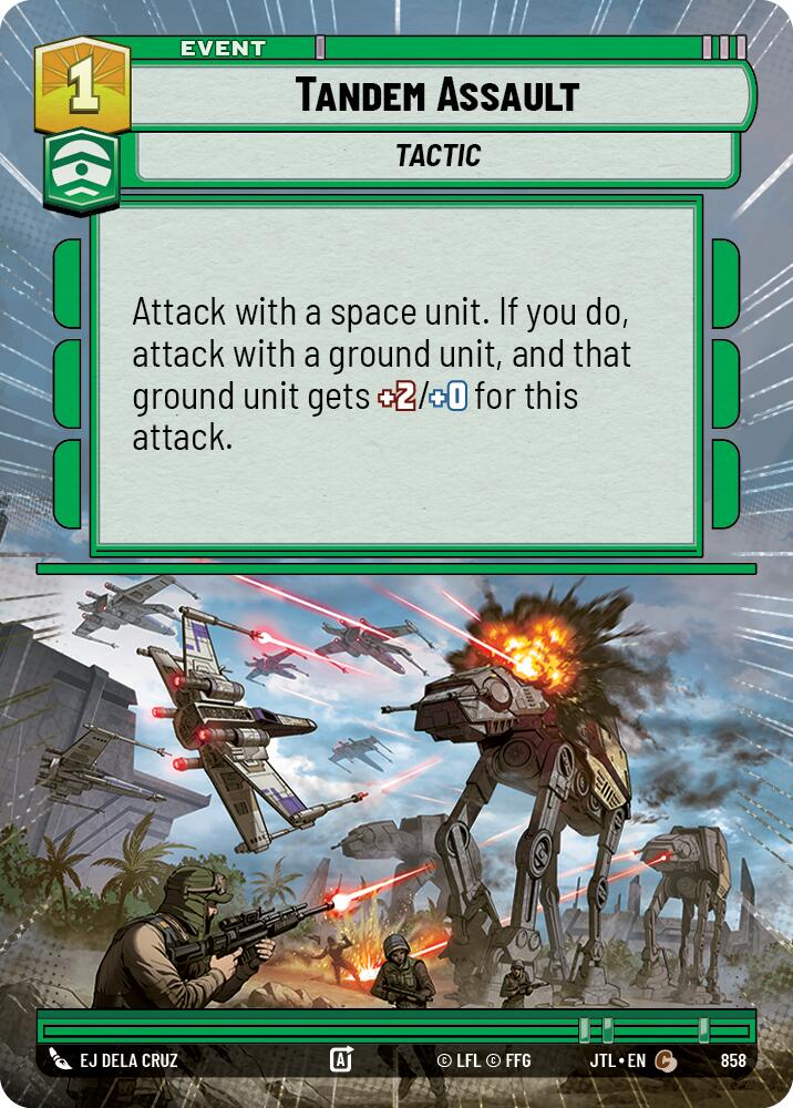 Tandem Assault (858) (Hyperspace Foil) (858) [Jump to Lightspeed] | Grognard Games