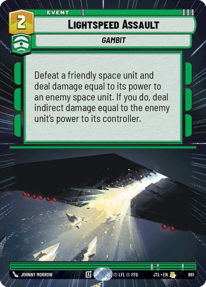 Lightspeed Assault (861) (Hyperspace Foil) (861) [Jump to Lightspeed] | Grognard Games