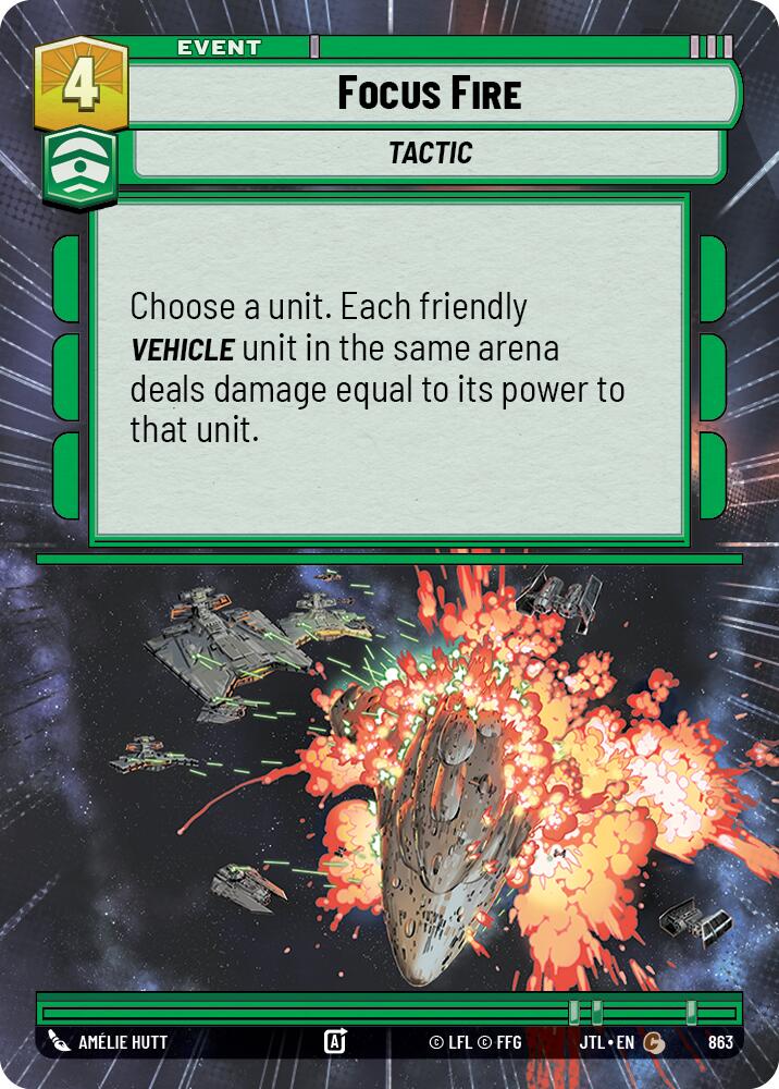 Focus Fire (863) (Hyperspace Foil) (863) [Jump to Lightspeed] | Grognard Games