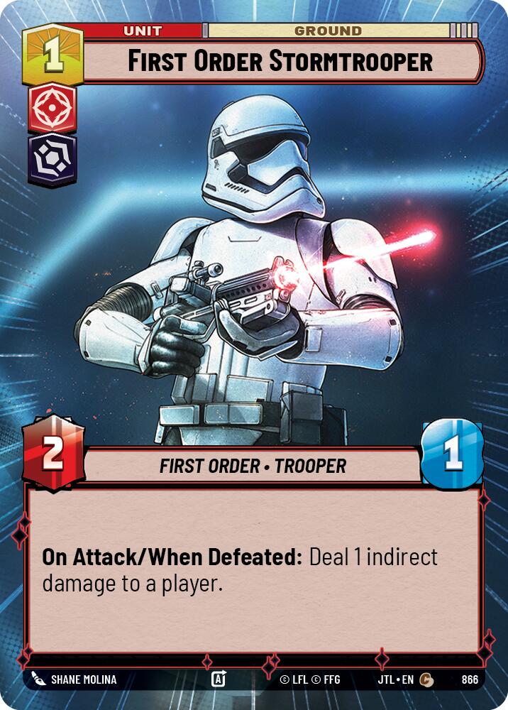 First Order Stormtrooper (866) (Hyperspace Foil) (866) [Jump to Lightspeed] | Grognard Games
