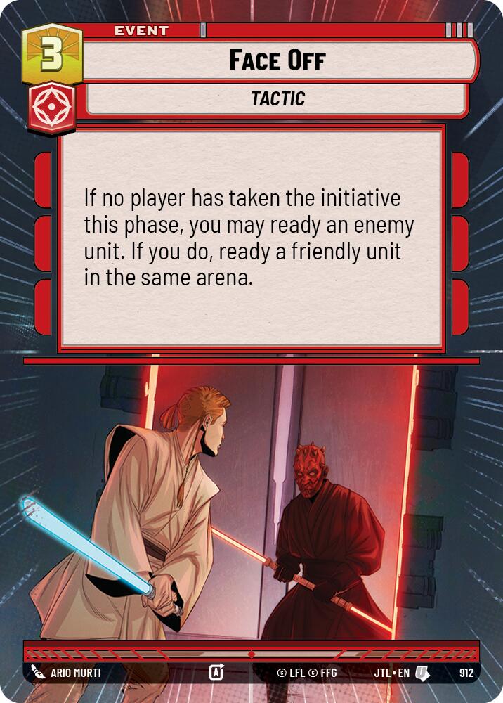Face Off (912) (Hyperspace Foil) (912) [Jump to Lightspeed] | Grognard Games