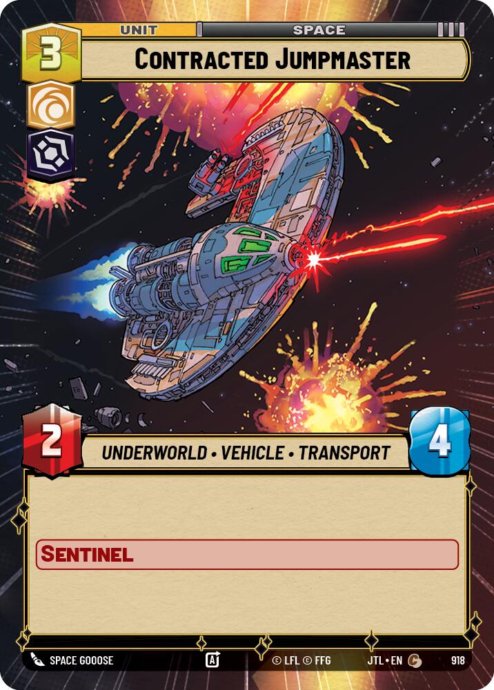 Contracted Jumpmaster (918) (Hyperspace Foil) (918) [Jump to Lightspeed] | Grognard Games
