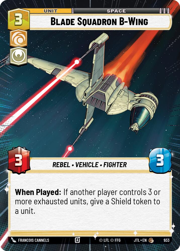 Blade Squadron B-Wing (933) (Hyperspace Foil) (933) [Jump to Lightspeed] | Grognard Games