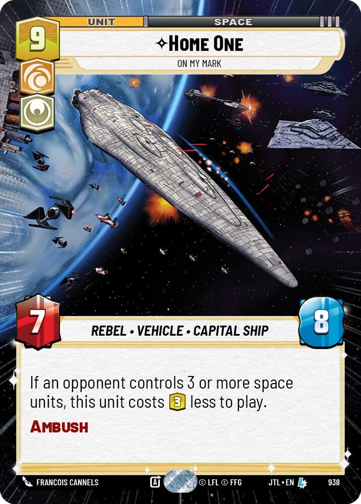 Home One - On My Mark (938) (Hyperspace Foil) (938) [Jump to Lightspeed] | Grognard Games