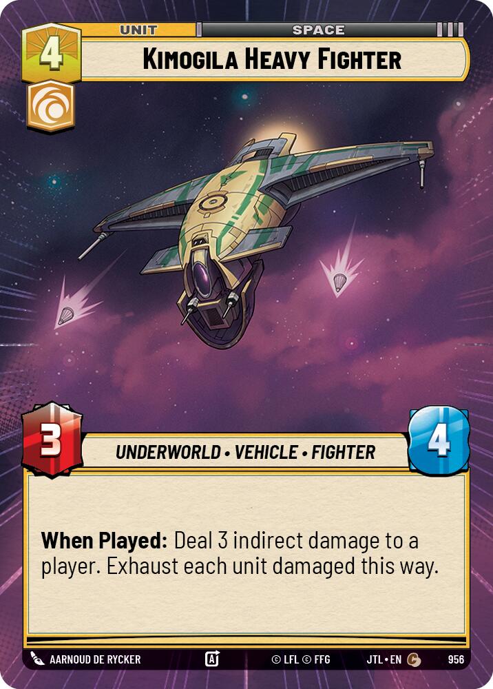 Kimogila Heavy Fighter (956) (Hyperspace Foil) (956) [Jump to Lightspeed] | Grognard Games