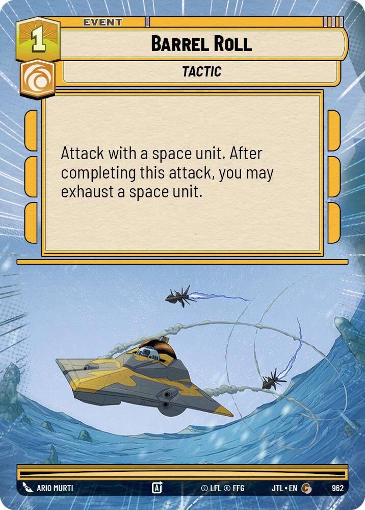 Barrel Roll (962) (Hyperspace Foil) (962) [Jump to Lightspeed] | Grognard Games