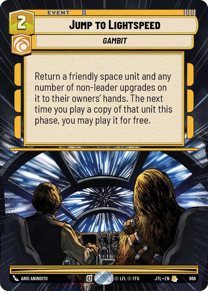 Jump to Lightspeed (966) (Hyperspace Foil) (966) [Jump to Lightspeed] | Grognard Games