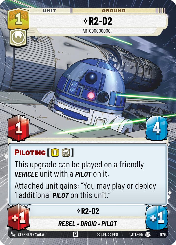 R2-D2 - Artooooooooo! (979) (Hyperspace Foil) (979) [Jump to Lightspeed] | Grognard Games