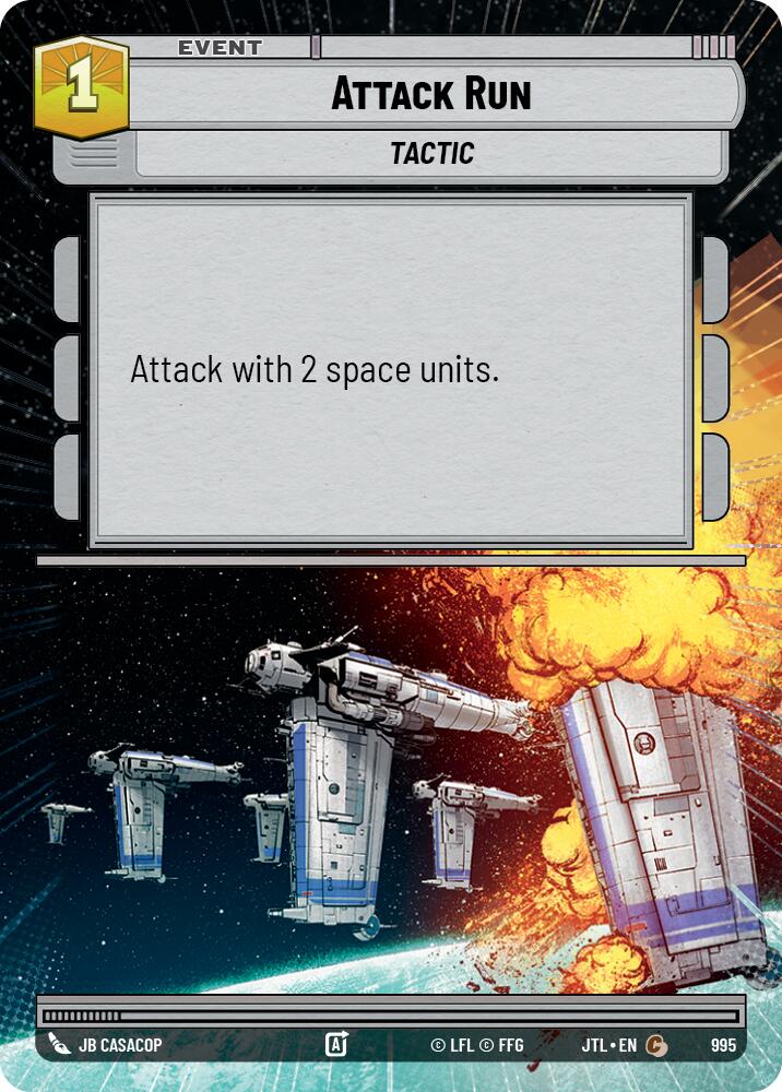 Attack Run (995) (Hyperspace Foil) (995) [Jump to Lightspeed] | Grognard Games
