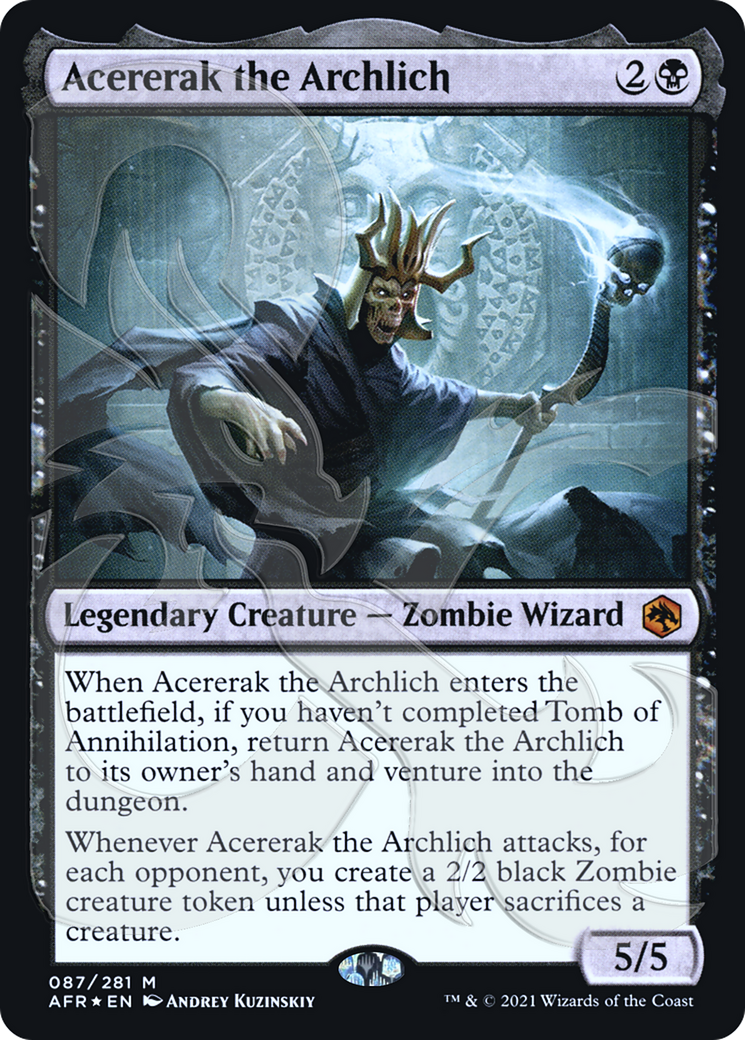 Acererak the Archlich (Ampersand Promo) [Dungeons & Dragons: Adventures in the Forgotten Realms Promos] | Grognard Games