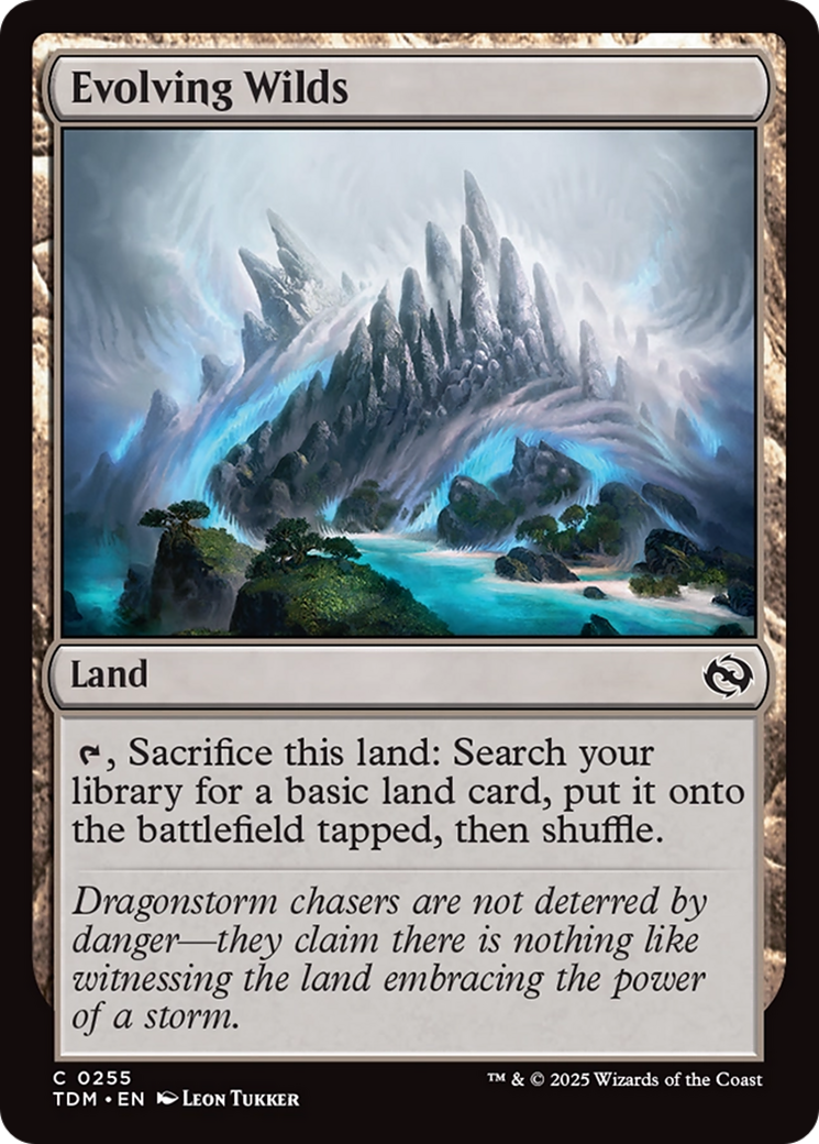 Evolving Wilds [Tarkir: Dragonstorm] | Grognard Games