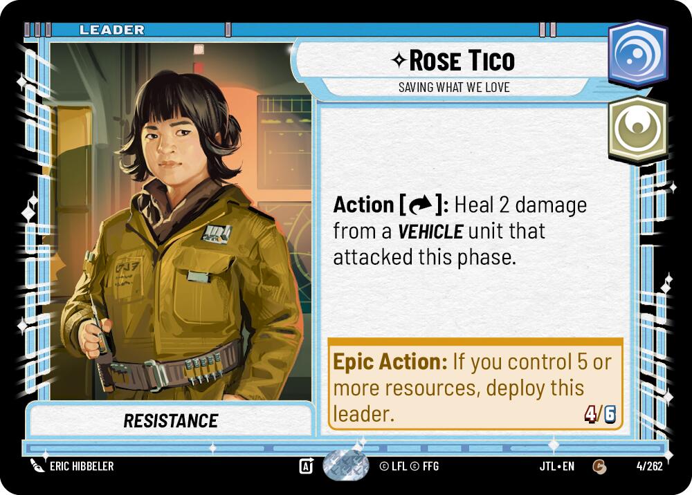 Rose Tico - Saving What We Love (004/262) (004/262) [Jump to Lightspeed] | Grognard Games
