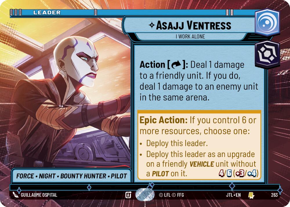 Asajj Ventress - I Work Alone (263) (Hyperspace) (263) [Jump to Lightspeed] | Grognard Games