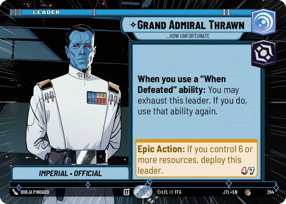 Grand Admiral Thrawn - ...How Unfortunate (264) (Hyperspace) (264) [Jump to Lightspeed] | Grognard Games