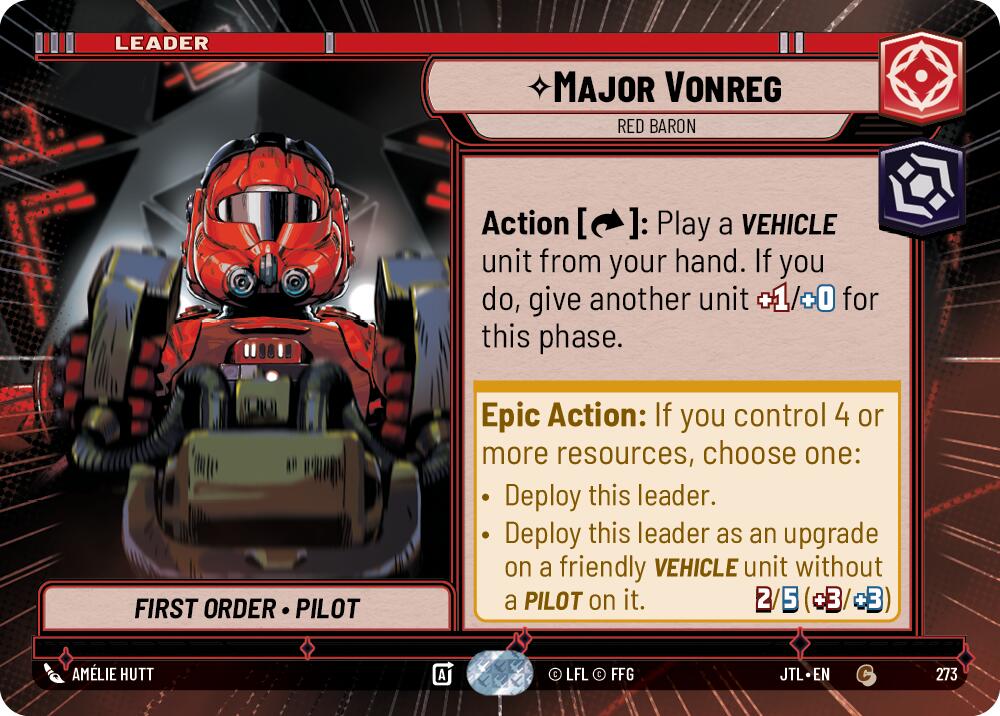 Major Vonreg - Red Baron (273) (Hyperspace) (273) [Jump to Lightspeed] | Grognard Games
