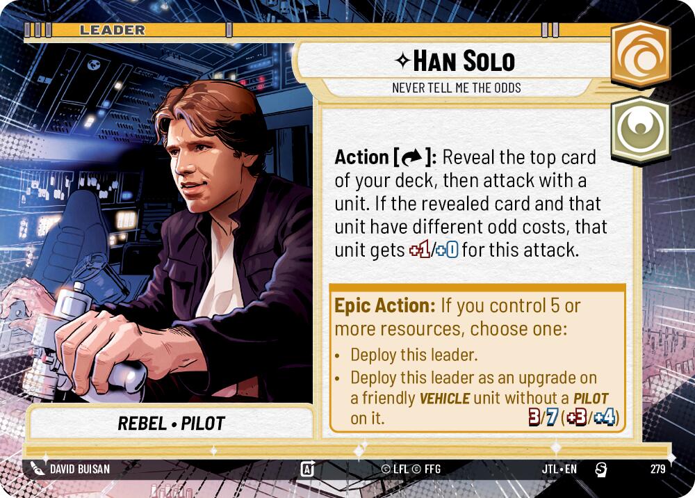 Han Solo - Never Tell Me the Odds (279) (Hyperspace) (279) [Jump to Lightspeed] | Grognard Games