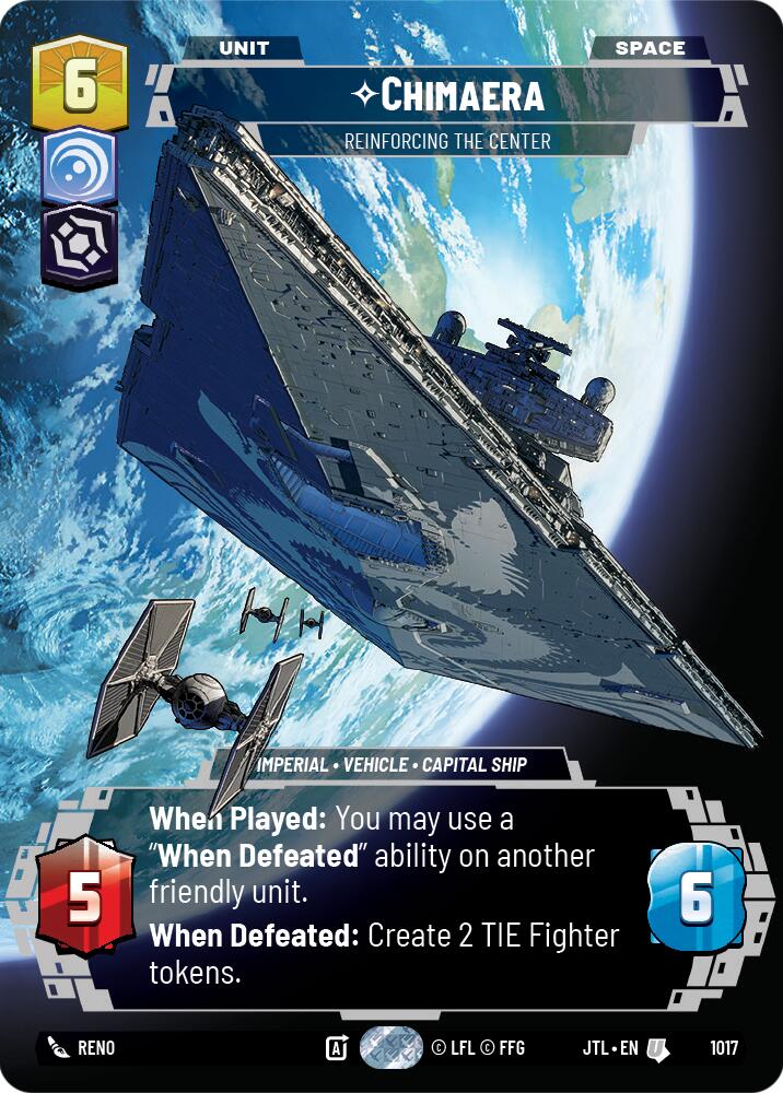 Chimaera - Reinforcing the Center (1017) (Prestige) (1017) [Jump to Lightspeed] | Grognard Games
