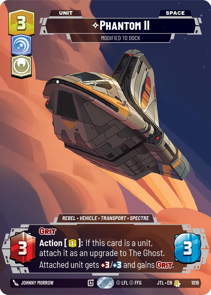 Phantom II - Modified to Dock (1019) (Prestige) (1019) [Jump to Lightspeed] | Grognard Games