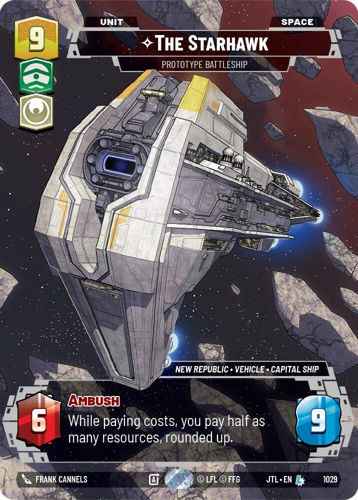 The Starhawk - Prototype Battleship (1029) (Prestige) (1029) [Jump to Lightspeed] | Grognard Games