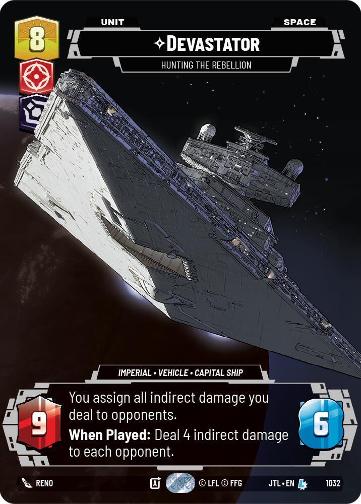 Devastator - Hunting the Rebellion (1032) (Prestige) (1032) [Jump to Lightspeed] | Grognard Games