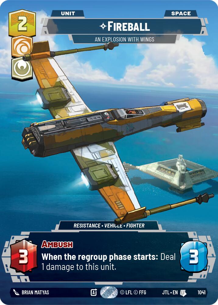 Fireball - An Explosion With Wings (1041) (Prestige) (1041) [Jump to Lightspeed] | Grognard Games