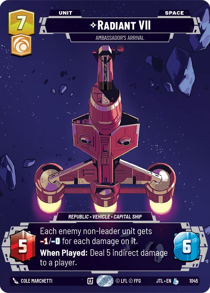 Radiant VII - Ambassadors' Arrival (1045) (Prestige) (1045) [Jump to Lightspeed] | Grognard Games