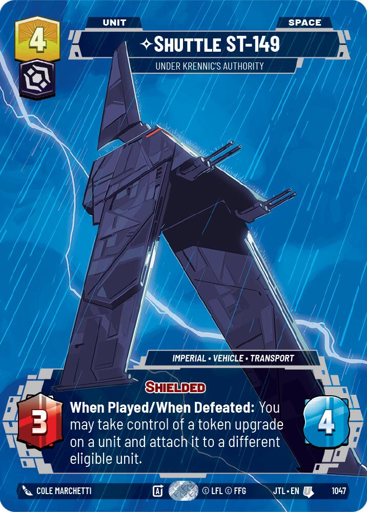 Shuttle ST-149 - Under Krennic's Authority (1047) (Prestige) (1047) [Jump to Lightspeed] | Grognard Games