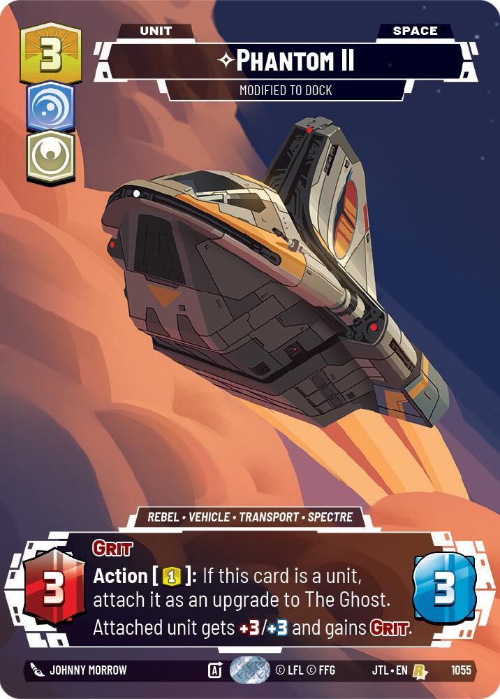 Phantom II - Modified to Dock (1055) (Prestige Foil) (1055) [Jump to Lightspeed] | Grognard Games