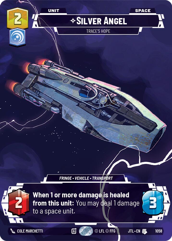 Silver Angel - Trace's Hope (1058) (Prestige Foil) (1058) [Jump to Lightspeed] | Grognard Games
