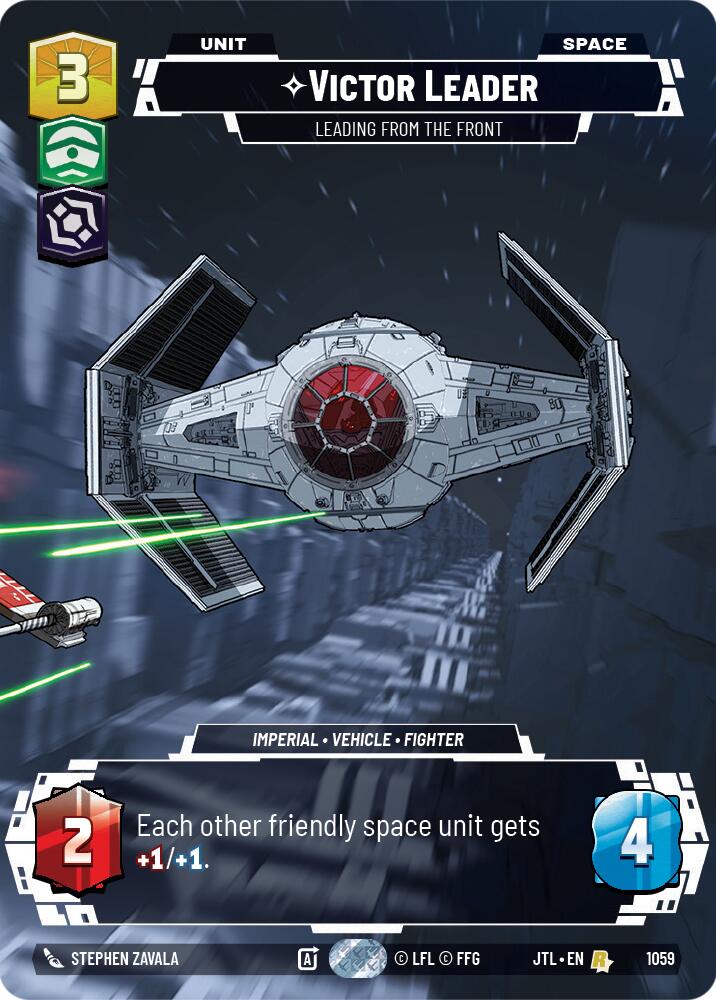 Victor Leader - Leading from the Front (1059) (Prestige Foil) (1059) [Jump to Lightspeed] | Grognard Games