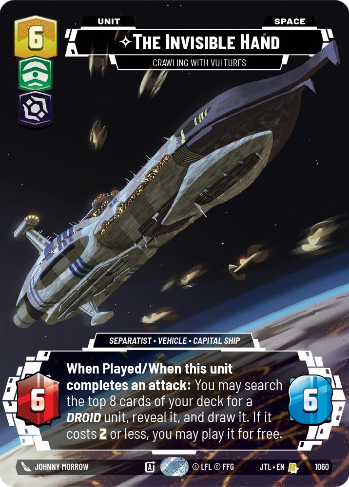The Invisible Hand - Crawling With Vultures (1060) (Prestige Foil) (1060) [Jump to Lightspeed] | Grognard Games