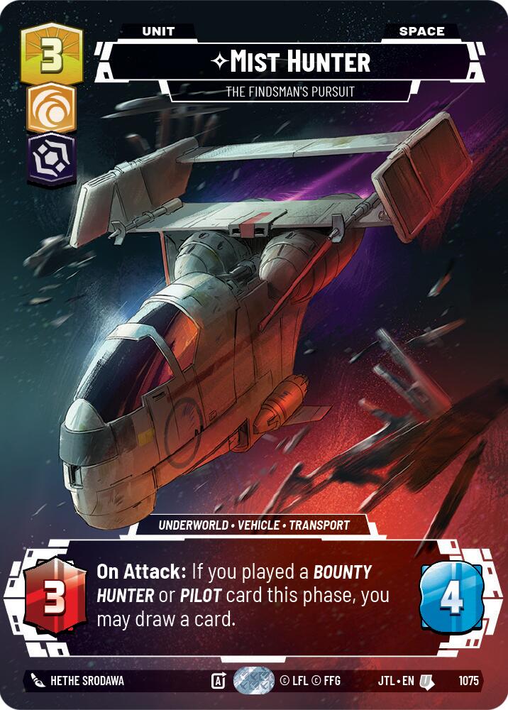 Mist Hunter - The Findsman's Pursuit (1075) (Prestige Foil) (1075) [Jump to Lightspeed] | Grognard Games