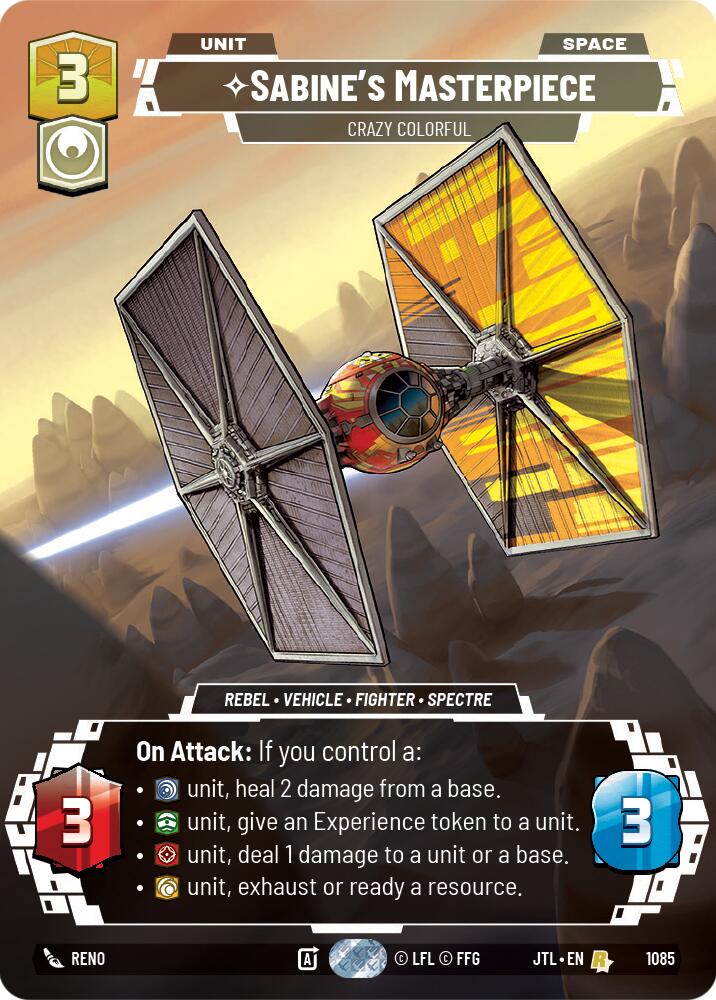 Sabine's Masterpiece - Crazy Colorful (1085) (Prestige Foil) (1085) [Jump to Lightspeed] | Grognard Games